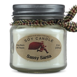 Soy Candle - Sassy Santa