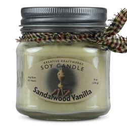 Soy Candle - Sandalwood Vanilla