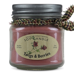Soy Candle - Twigs & Berries