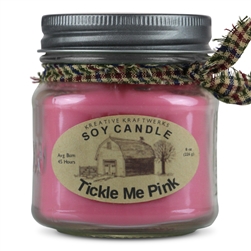Soy Candle - Tickle Me Pink