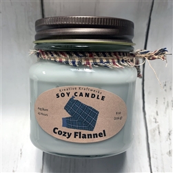 Soy Candle - Cozy Flannel