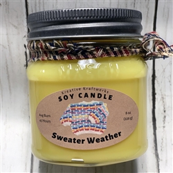 Soy Candle - Sweater Weather Type